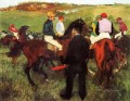 Caballos de carreras en Longchamp 1875 Edgar Degas